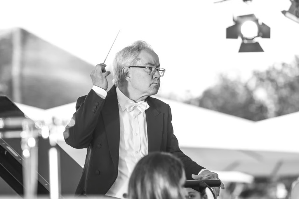 Dirigent Urs Bamert in Aktion