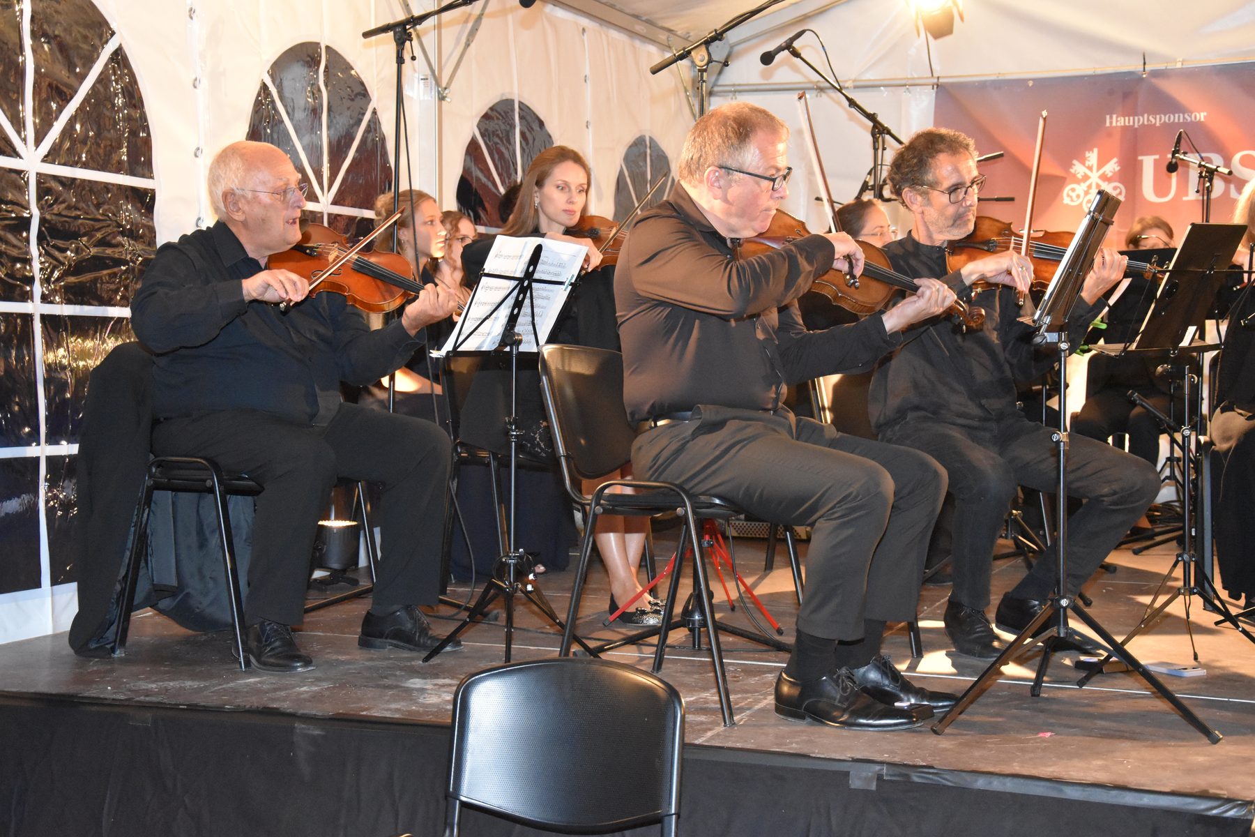 Streicher des Sinfonieorchesters Kanton Schwyz. Foto: Johanna Mächler, March-Anzeiger